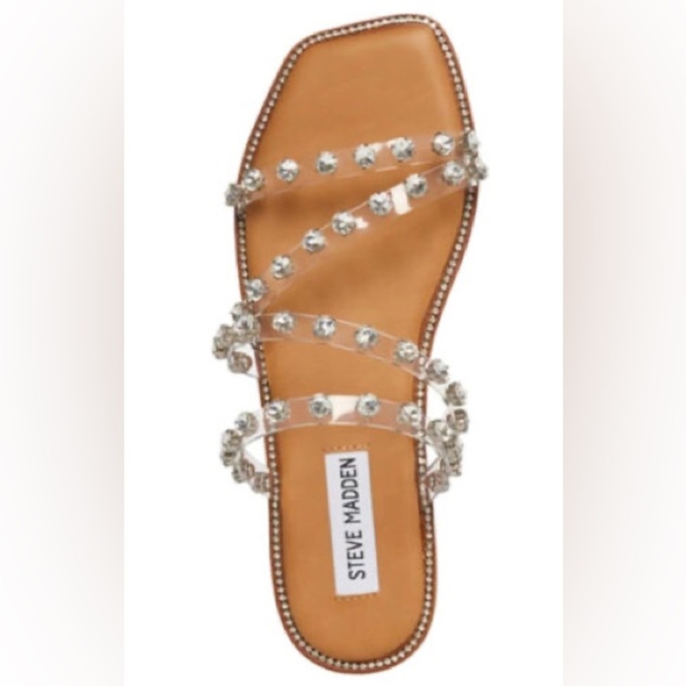 Steve Madden Clear Skylar Sandal